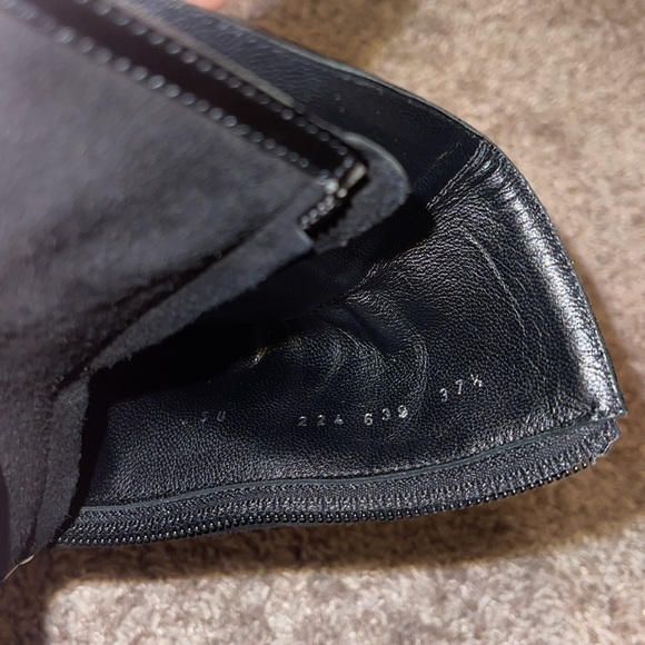 Yves Saint Laurent Black Suede Platform boot heels
Size 37 1/2 EU SIZE 6 US - Picture 11 of 13